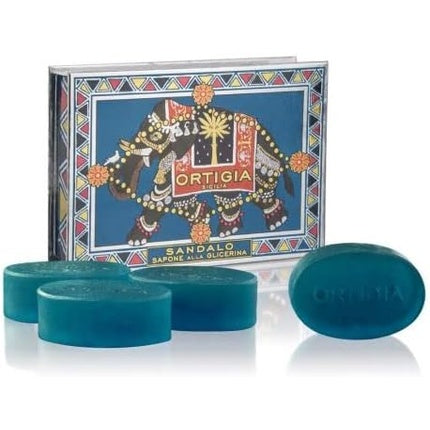Săpun Ortigia Sandalo 40g - Set de 4 bucăți