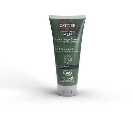 Cremă față, Cattier, Men 3in1, organic, 50ml