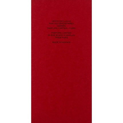 Parfum, Cartier, Eau De Toilette, 100ml