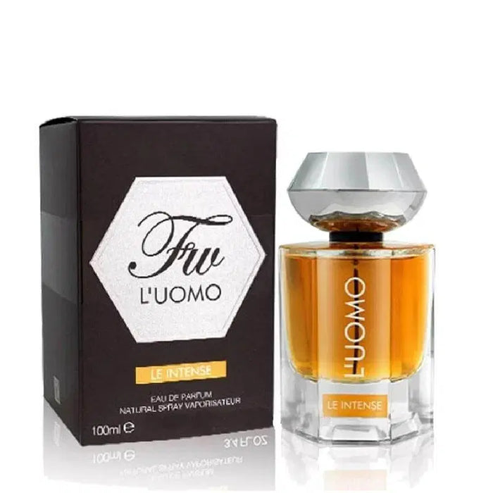 Apă de parfum Fragrance World L Uomo le Intense, pentru bărbați, 100 ml