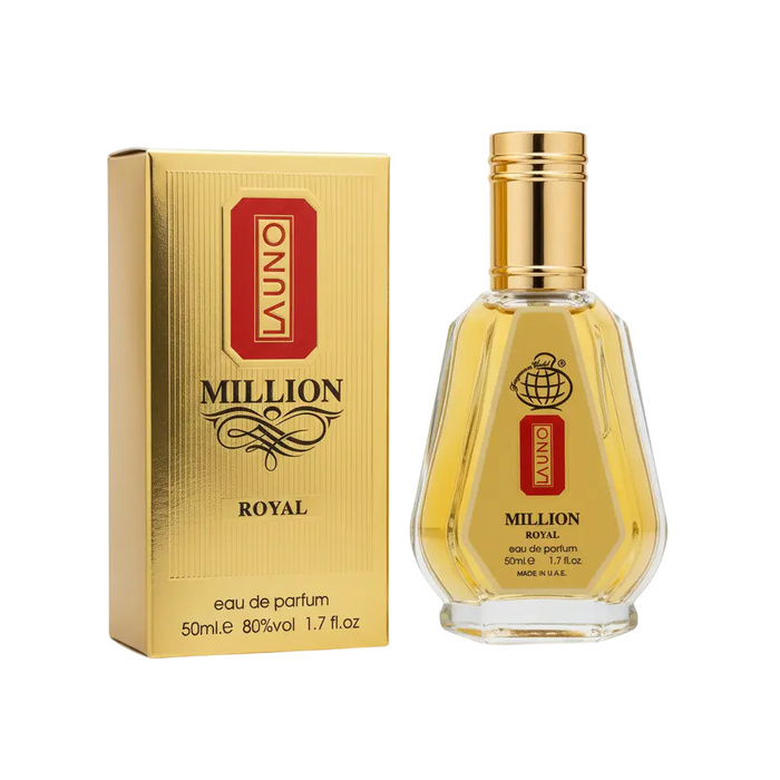 Apă de parfum Fragrance World La Uno Million Royal, pentru bărbați, 50 ml
