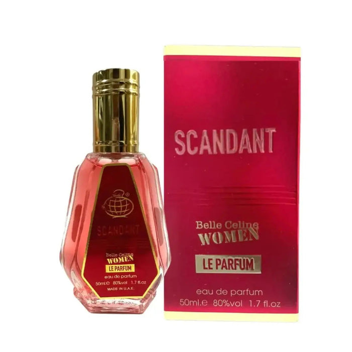 Apă de parfum Fragrance World Scandant Belle Celine, pentru femei, 50 ml