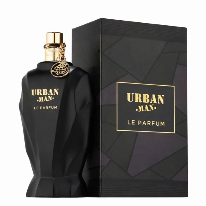 Apă de parfum Fragrance World Urban Man Le Parfum, pentru bărbați, 90 ml