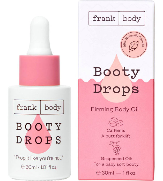 Ulei de corp Frank Body Booty Drops, cu efect de fermitate, pentru șolduri și coapse, 30 ml