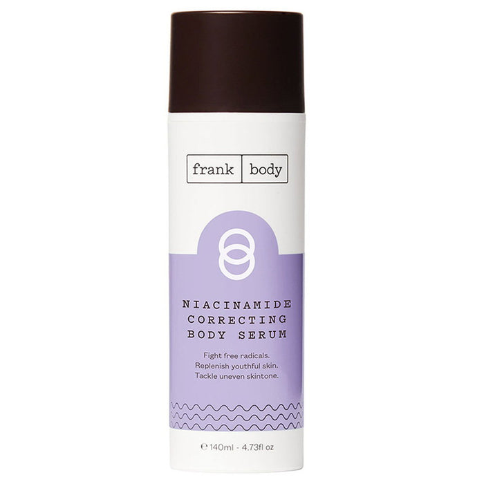 Ser pentru corp Frank Body Niacinamide Correcting, netezire și uniformizare, pentru utilizare zilnică, 140 ml