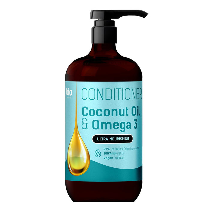 Balsam de păr Bio Naturell Coconut Oil & Omega 3, nutritiv, hidratant, 946 ml