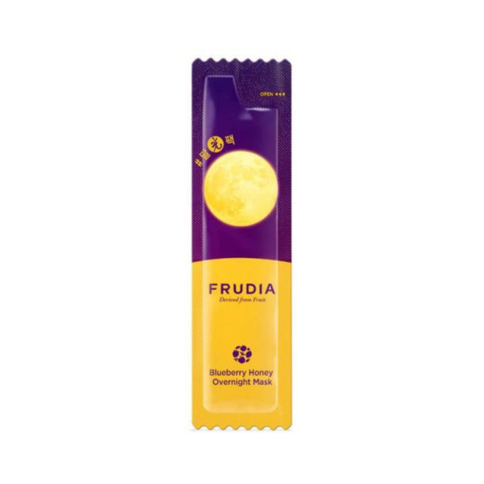 Mască de noapte Frudia Delivered From Fruit Blueberry Honey Overnight Mask, hidratantă, 5 ml, tester