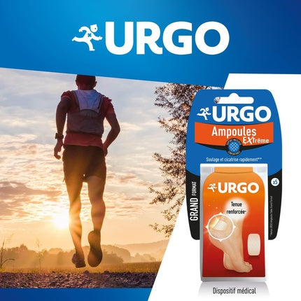 Urgo Ampoule Extreme, Bandaj mare pentru blistere, 10 cm x 6 cm