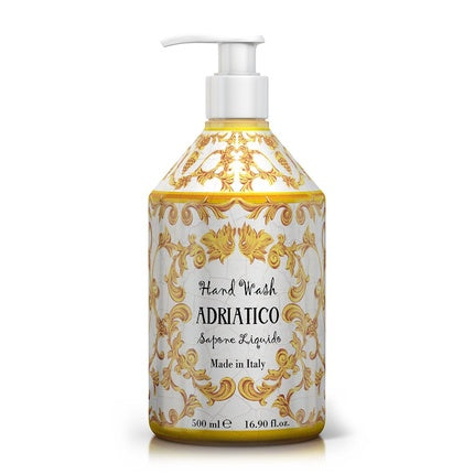 Săpun lichid de mâini, LE MAIOLICHE, Adriatic, 500ml, alb-galben