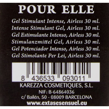 Cremă Intimă, Extase Sensual, Plaisir, Negru