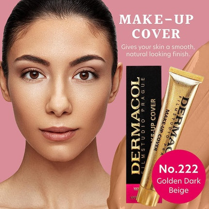 Fond de ten lichid, Dermacol Dc, SPF 30, 30g, Nuanta 222