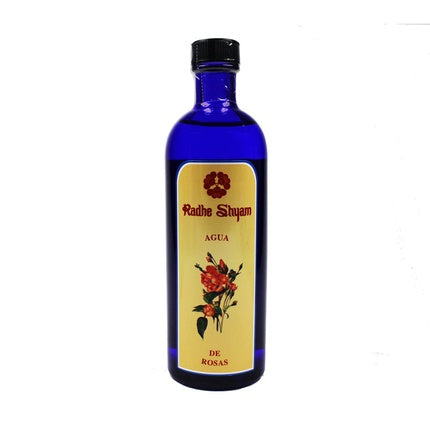 Spray Facial Radhe Shyam cu Apă de Trandafir, 200ml, Sticlă Albastră