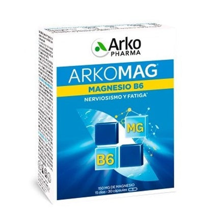Arkopharma Arkomag Magnesium B6, Supliment mineral esențial, Capsule