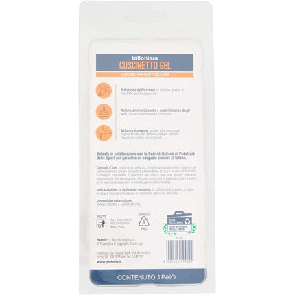 Gel Podovis, Padețe călcâi pentru prevenție și amortizare, Mărime 41-45cm