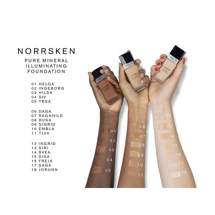 Fond de ten Idun Minerals Norrsken Ten Cald Mediu, Lichid