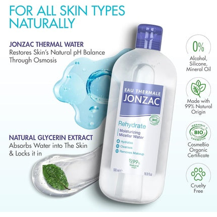 Apă Micelară Hidratantă, Eau Thermale Jonzac, 300 ml