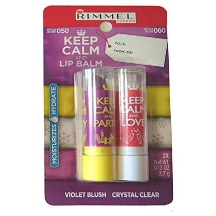 Rimmel Keep Calm and Love Lip Balm, Violet Blush, 3.7g