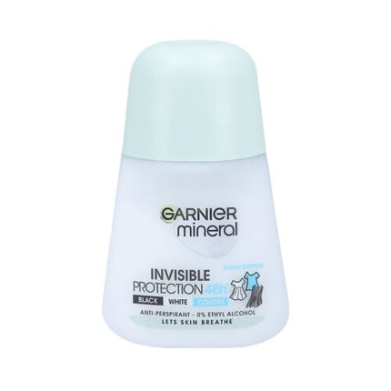Deodorant roll-on, Garnier, Mineral Invisible Protection, 50 ml