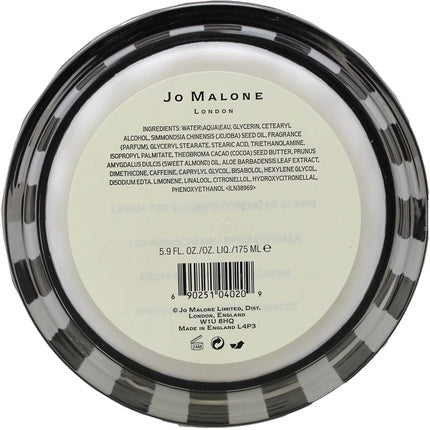 Crema de corp Jo Malone London Blackberry & Bay, 175ml, ambalaj ceramic alb cu capac negru