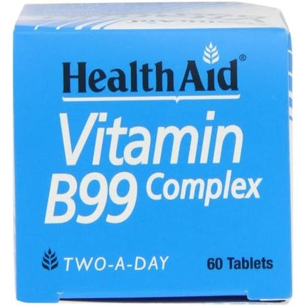 Vitamine, HealthAid, Vitamin B99 Complex, alb-albastru