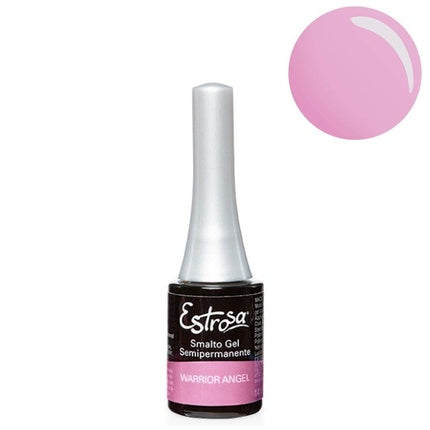 Smalt Gel Semipermanent Warrior Angel, Estrosa, roz pal, 14ml