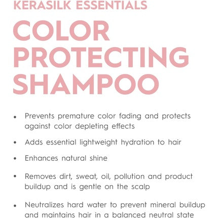 Șampon Kerasilk Color Protecting, roz, 75 ml