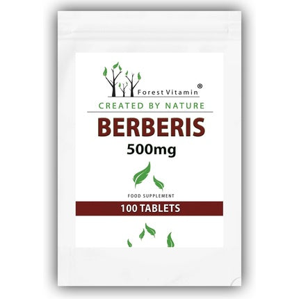 Suplement alimentar Forest Vitamin Berberis 500mg, 100 tablete