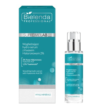 Serum Hidratant Bielenda Supremelab Hyalu Minerals cu Acid Hialuronic 2%, 30ml