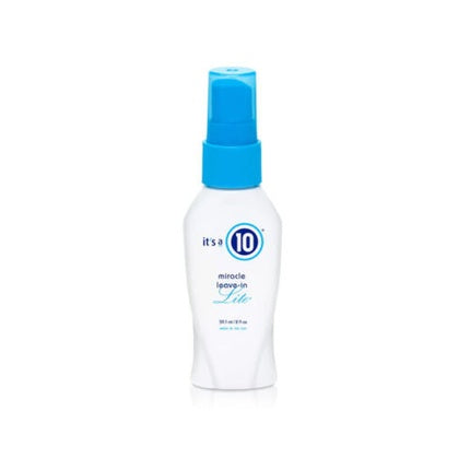Condiționar fără clătire It's A 10 Miracle Leave In Lite, Volumizant, Reparativ, Alb, Căpșor Albastru