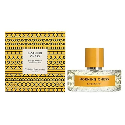 Eau De Parfum Vilhelm Parfumerie Morning Chess, flacon cu model marmorat, capac portocaliu
