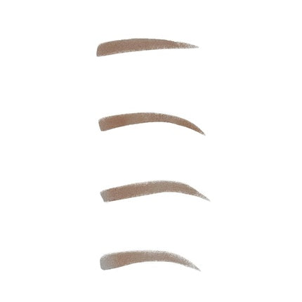 Trusă fard sprâncene Makeup Revolution, pudră, șablon, maro închis