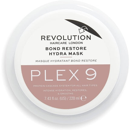 Masca de par, Revolution Beauty, Plex 9, alb, 220ml