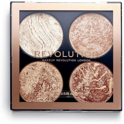 Paletă bronzantă, Makeup Revolution, Don't Hold Back, 4 nuanțe