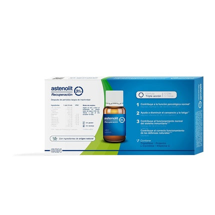 Astenolit Recuperacion 3 En 1 Ampoule, Vitamine B6 - B12, Vitamina C, 12 unități