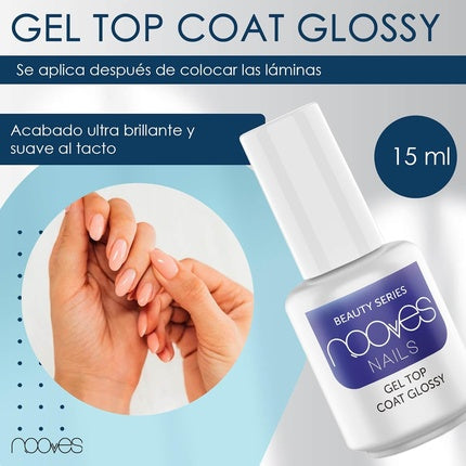 Set pentru unghii Nooves, lampa UV/LED, gel top coat