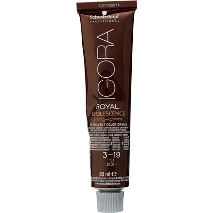 Vopsea de păr permanentă, Schwarzkopf Igora Royal Opulescence 3-19, 60ml