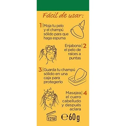 Șampon solid, Garnier, Original Remedies, pentru păr deteriorat, galben