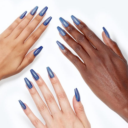Unghii False, OPI xPRESS/ON, Holografice albastre