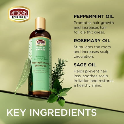 Șampon Strengthening Feel It Formula, African Pride, 354ml, aloe vera