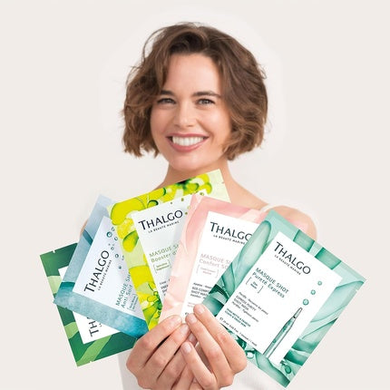 Masca fata, Thalgo, Flash Lift Shot, silicon marin, alga
