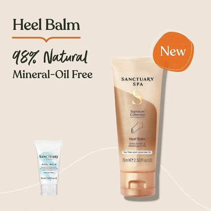 Cremă pentru Picioare Sanctuary Spa Heel Balm cu Unt de Shea, 75ml