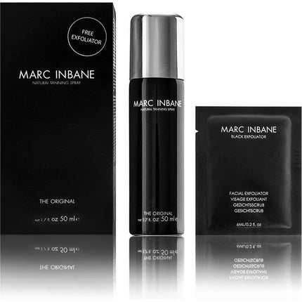 Marc Inbane Le Petit Natural Tanning Spray, Set auto-întunecare corp, 50 ml + Black Exfoliator