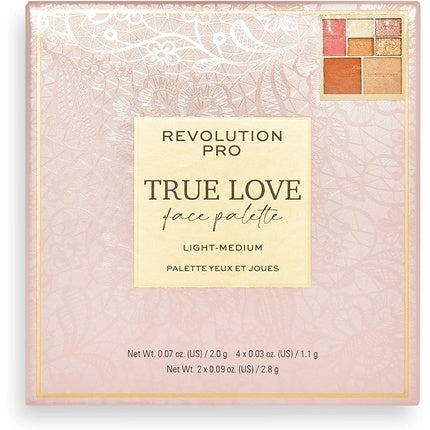 Paletă machiaj Revolution Beauty True Love, Blush & Farduri