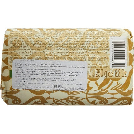 Săpun solid, Nesti Dante, Gold Leaf, 250g