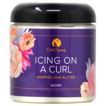 Creme de stilizare pentru păr, Curls Dynasty, Icing On A Curl Whipped Hair Butter, 234ml, mov