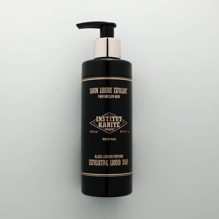 Săpun lichid exfoliant Institut Karité, Black Leather, 250 ml