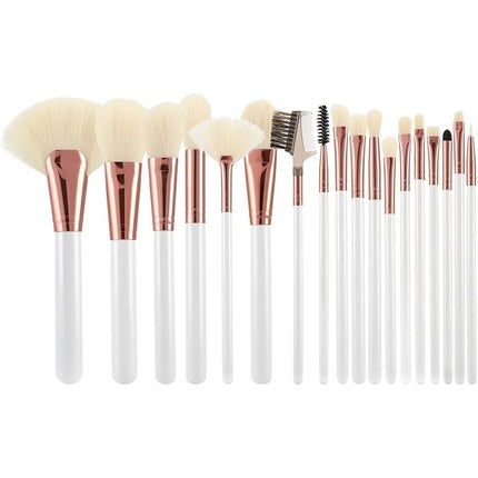 Set pensule machiaj Tb Tools For Beauty, ecru, 18 piese