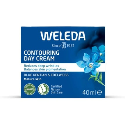 Crema de zi conturantă Weleda, Ghintea Albastră & Edelweiss, 40 ml