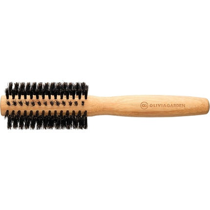 Perie rotundă pentru păr, Olivia Garden, Bamboo Touch, negru, 20mm