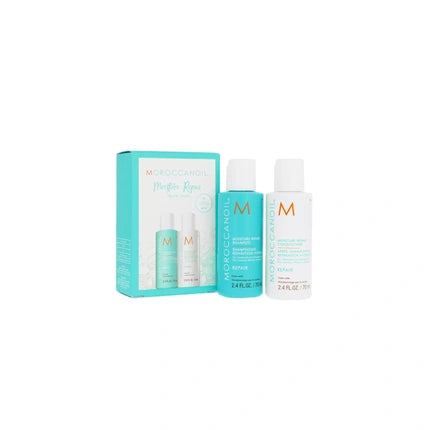 Set Șampon și Condiționar Moroccanoil Moisture Repair, 70ml x 2